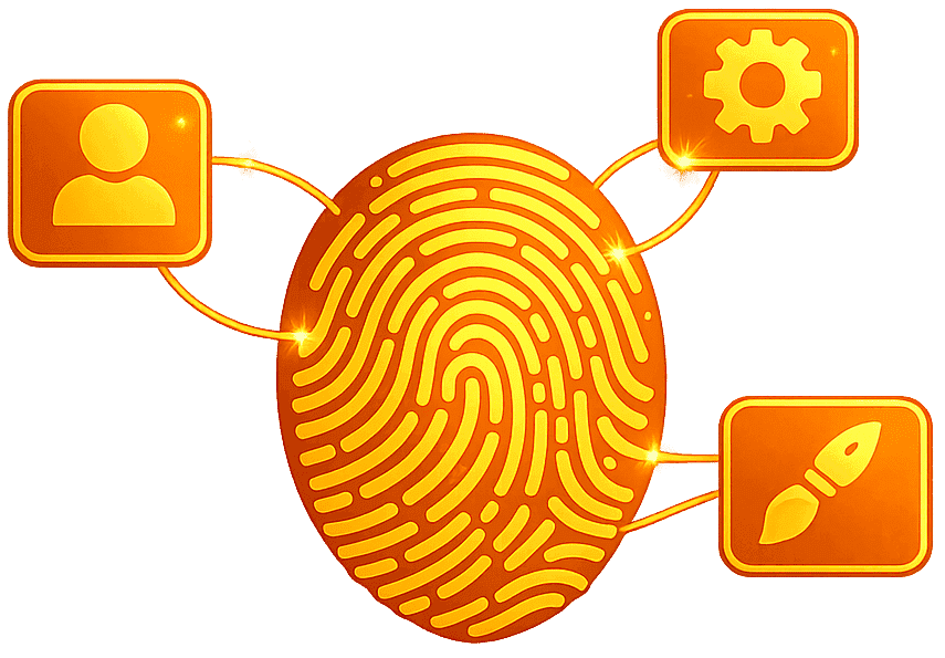 Personal website service illustration