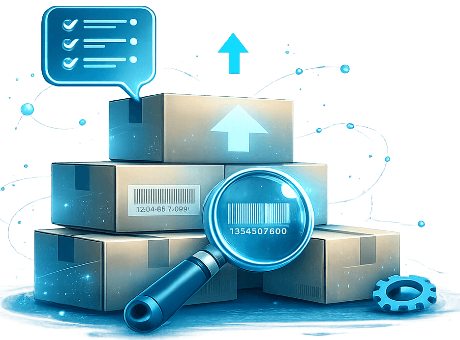 Stock management service illustration